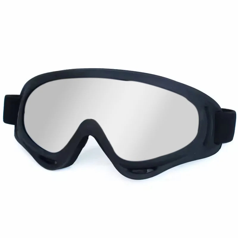 DIZETION 1Pc Winter Windproof Skiing Glasses Goggles Outdoor Sports Eyewear Glasses Ski Dustproof Cycling Lens Frame Sunglasses